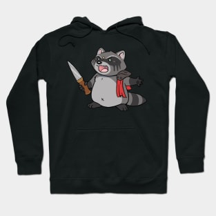 warrior raccoon Hoodie